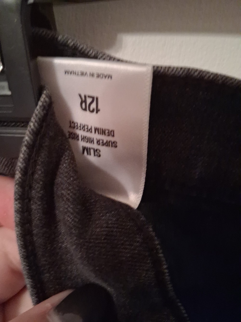 Express Women's Ankle Cropped Jeans in Dark Gray